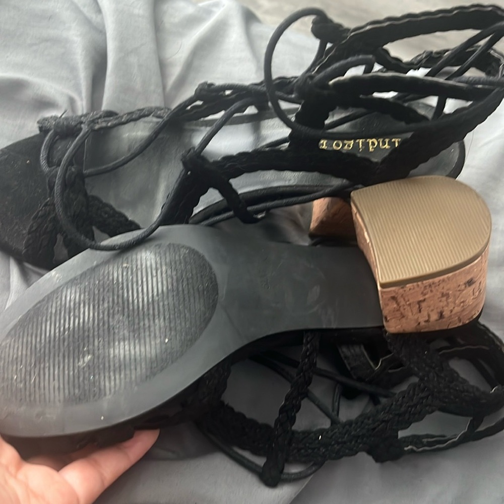 Lace up heels